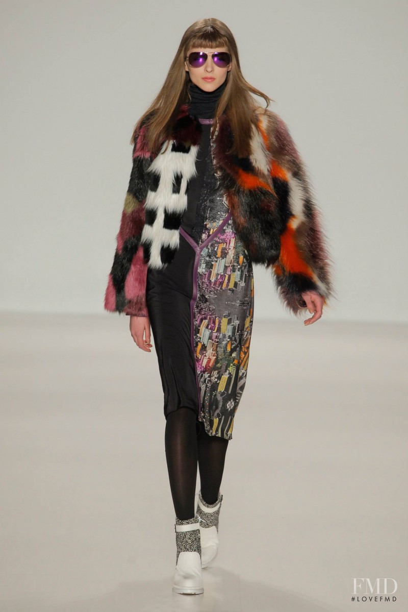 Anastasia Lagune featured in  the Custo Barcelona fashion show for Autumn/Winter 2014