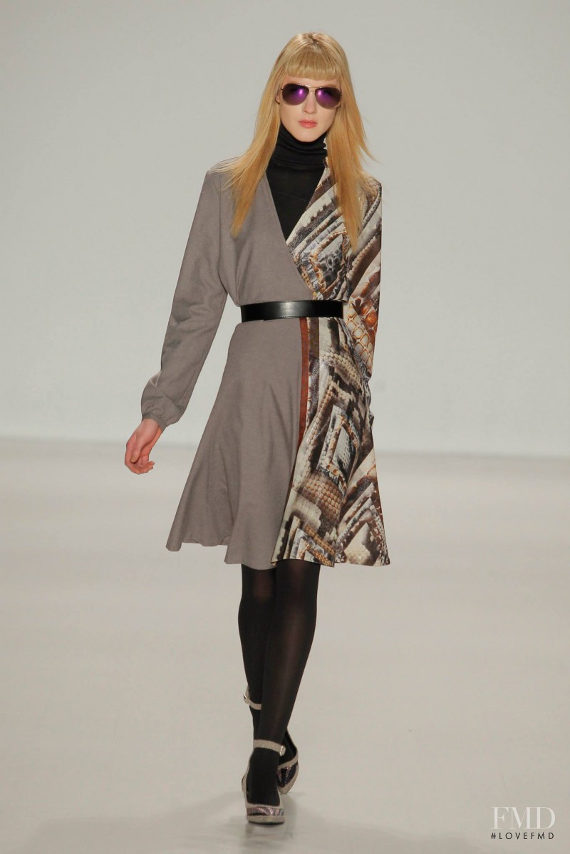 Caroline Mathis featured in  the Custo Barcelona fashion show for Autumn/Winter 2014