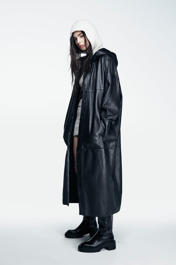 Deva Cassel featured in  the Zara TRF advertisement for Winter 2023