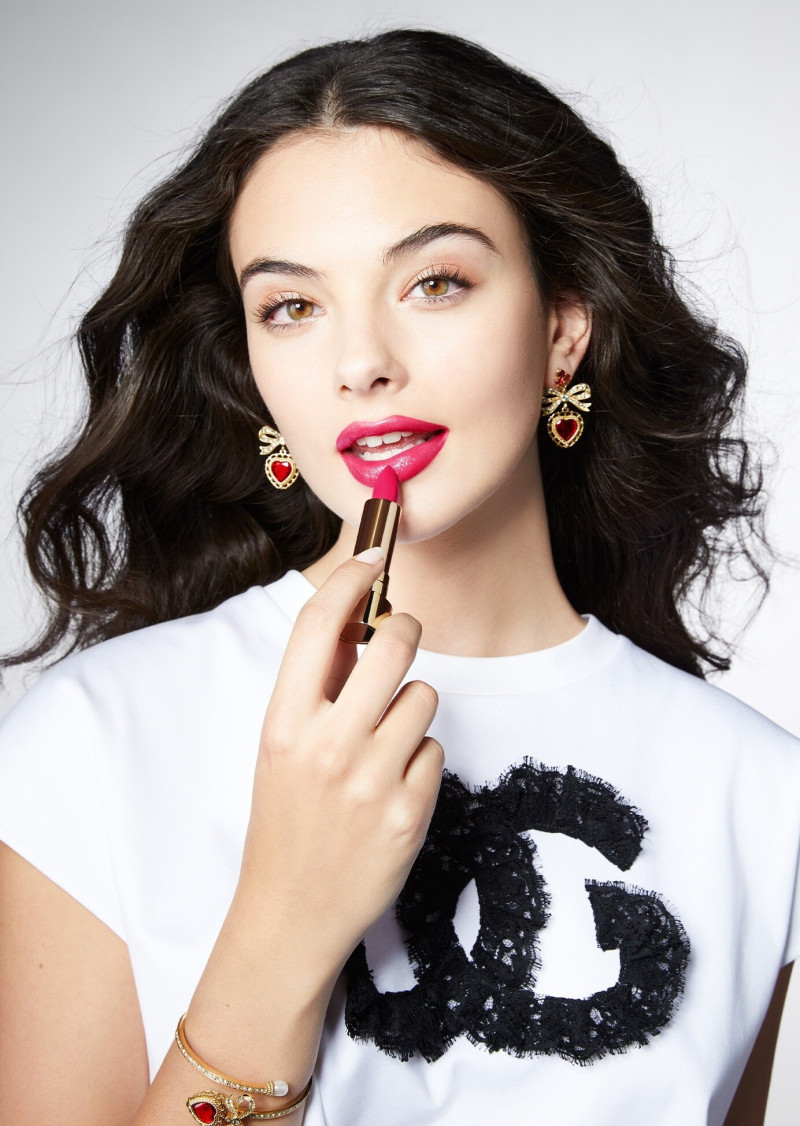 Deva Cassel featured in  the Dolce & Gabbana Beauty The Only One Sheer advertisement for Autumn/Winter 2023