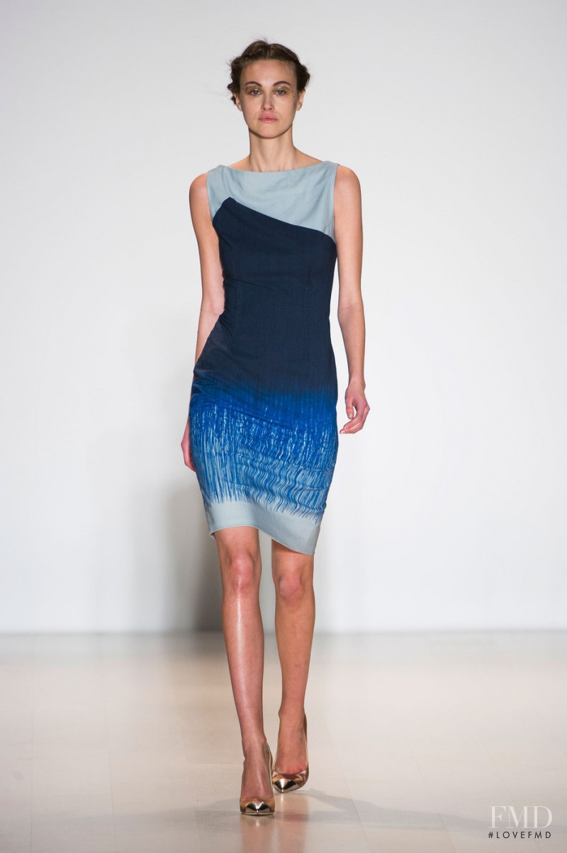 Sarah English featured in  the Lela Rose fashion show for Autumn/Winter 2014