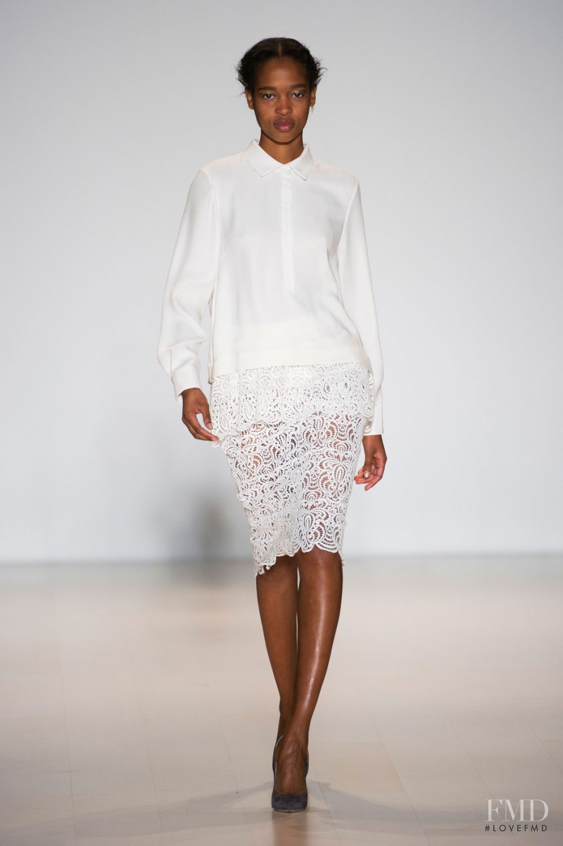 Marihenny Rivera Pasible featured in  the Lela Rose fashion show for Autumn/Winter 2014