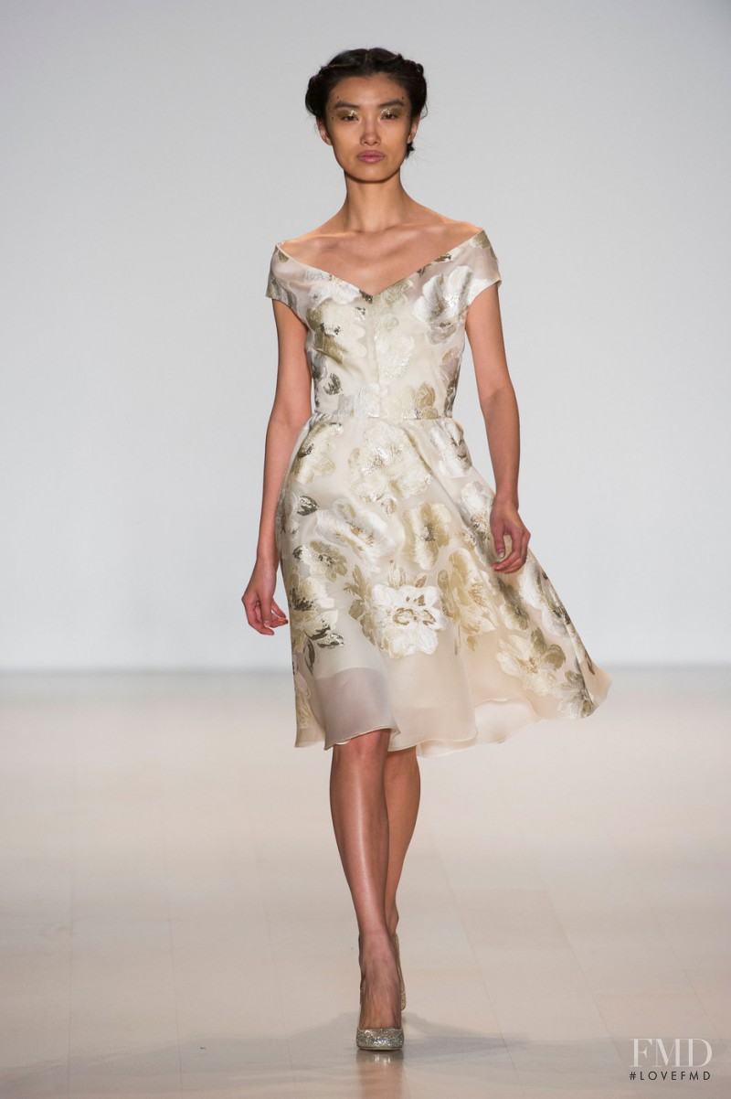 Meng Die Hou featured in  the Lela Rose fashion show for Autumn/Winter 2014