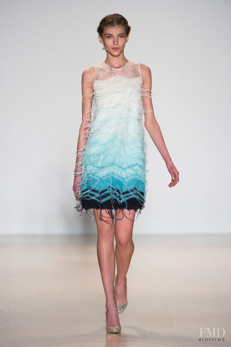 Anastasia Lagune featured in  the Lela Rose fashion show for Autumn/Winter 2014