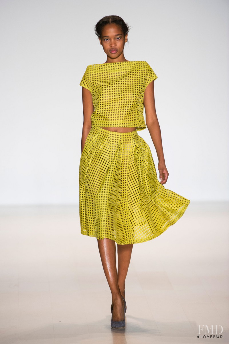 Marihenny Rivera Pasible featured in  the Lela Rose fashion show for Autumn/Winter 2014