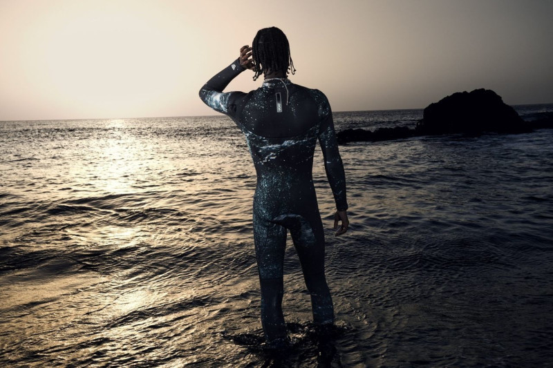 Dior Homme Beachwear advertisement for Pre-Fall 2023
