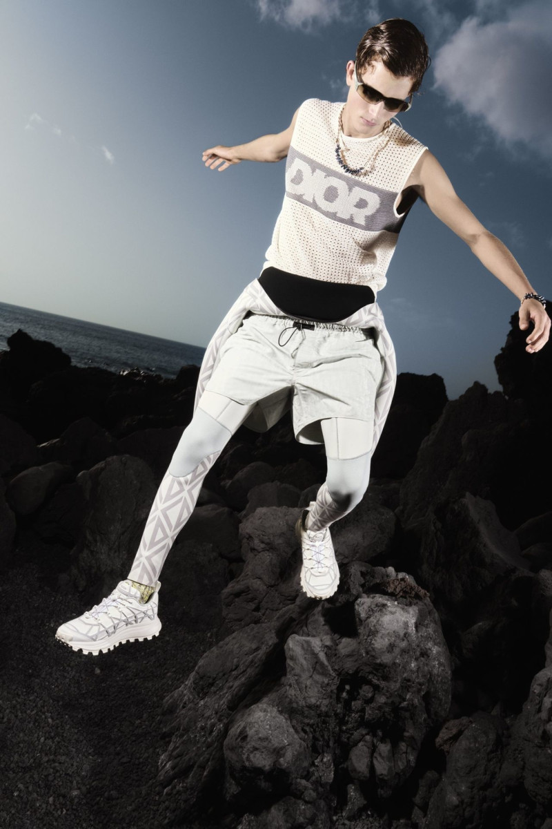 Dior Homme Beachwear advertisement for Pre-Fall 2023