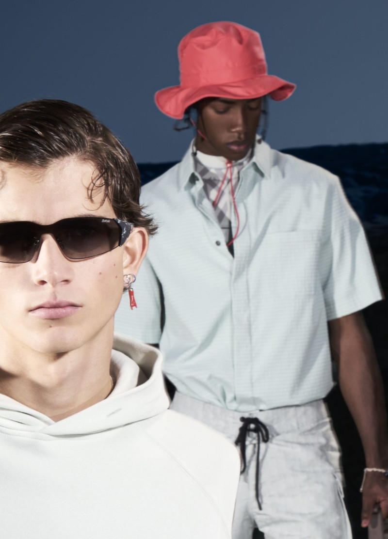 Dior Homme Beachwear advertisement for Pre-Fall 2023