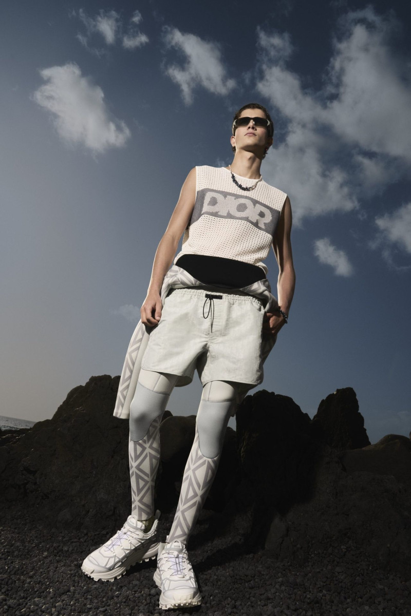 Dior Homme Beachwear advertisement for Pre-Fall 2023