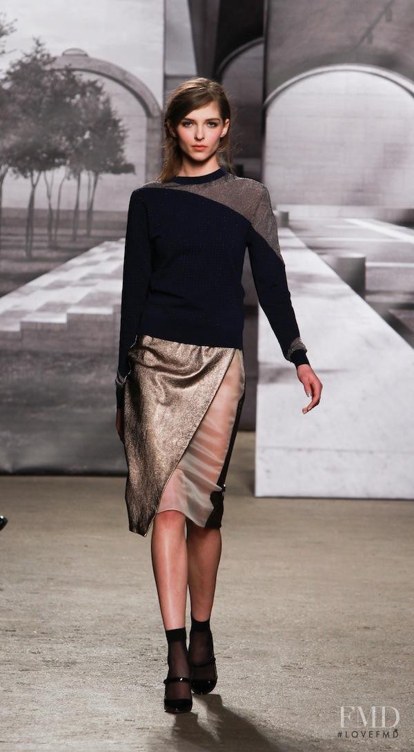 Anastasia Lagune featured in  the Misha Nonoo fashion show for Autumn/Winter 2014