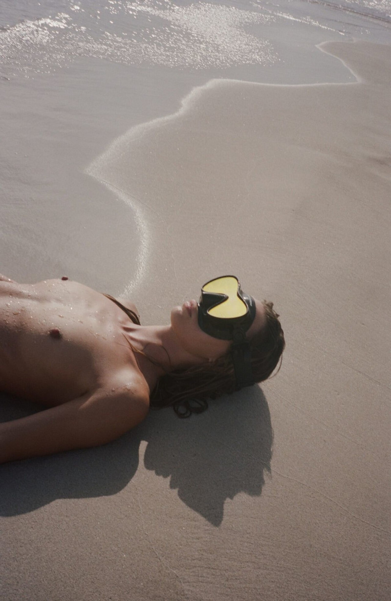 Erin Wasson featured in  the Saint Laurent advertisement for Summer 2025