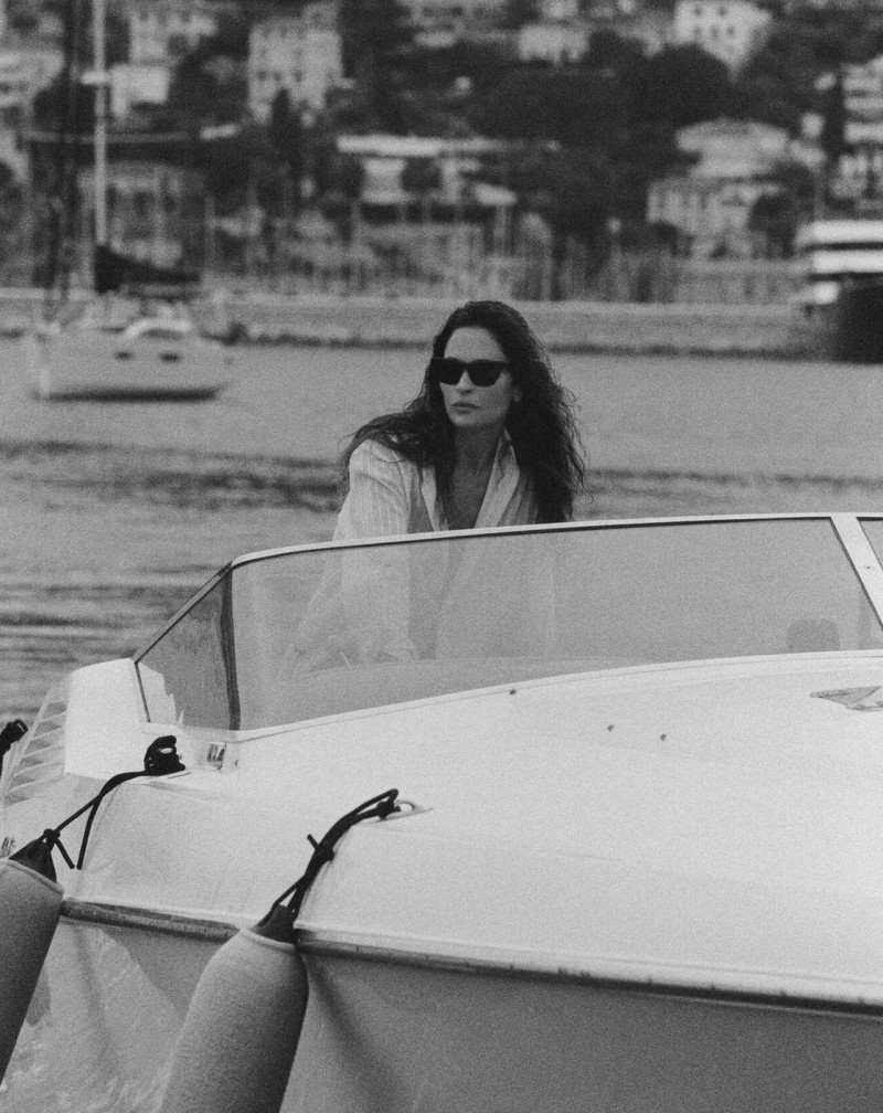 Erin Wasson featured in  the Saint Laurent advertisement for Summer 2025