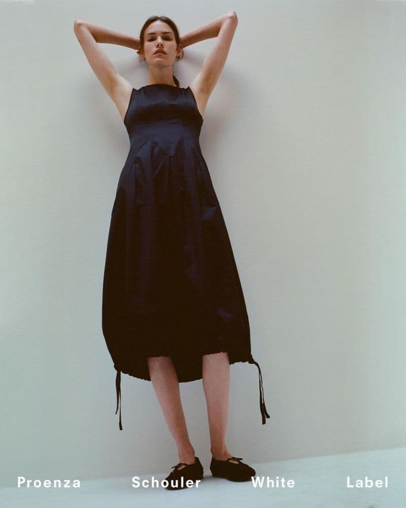 Vanessa Moody featured in  the Proenza Schouler advertisement for Autumn/Winter 2024