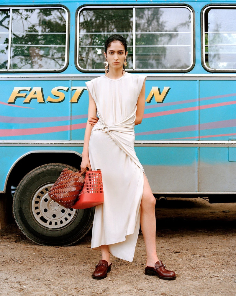 Sara Caballero featured in  the Paco Rabanne advertisement for Summer 2024