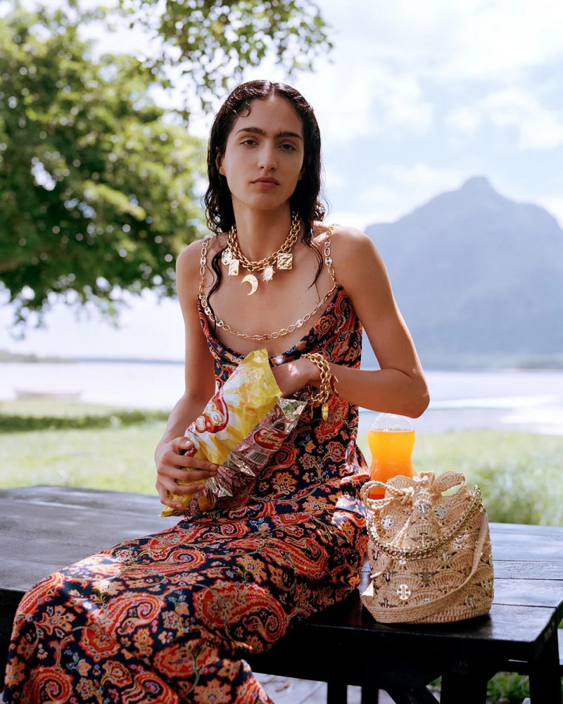 Sara Caballero featured in  the Paco Rabanne advertisement for Summer 2024