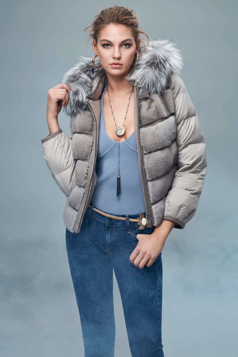 Daria Mikolajczak featured in  the Punto Collection lookbook for Winter 2017