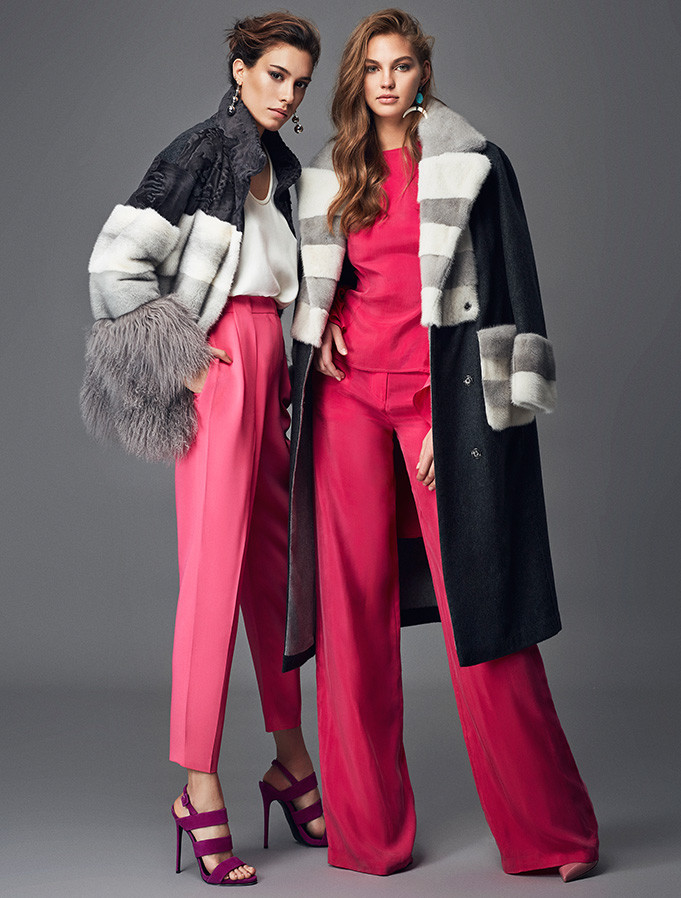Daria Mikolajczak featured in  the Punto Collection lookbook for Winter 2017