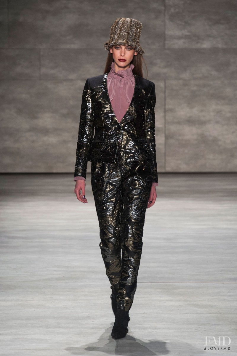 Iryna Lysogor featured in  the Ruffian fashion show for Autumn/Winter 2014