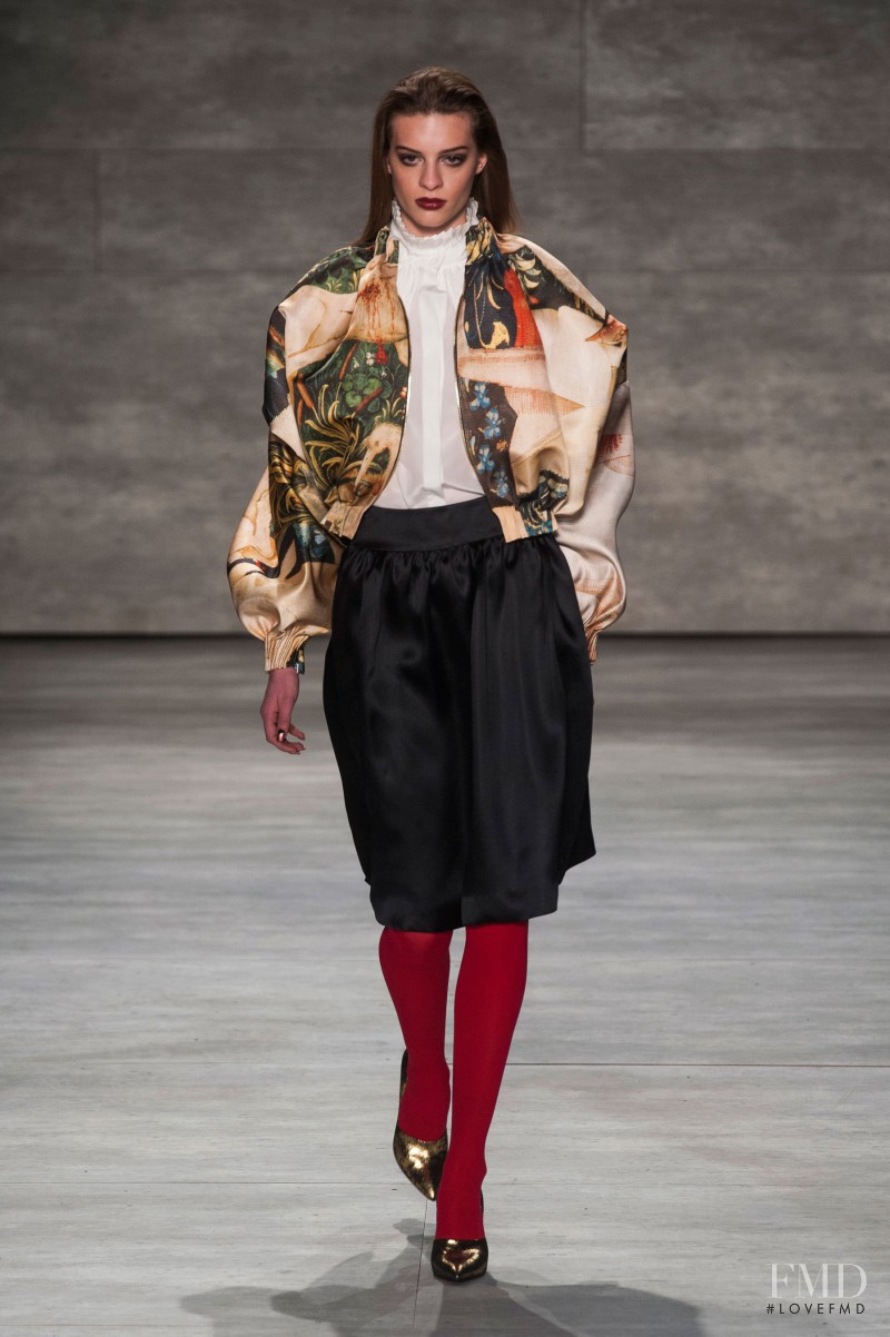 Cristina Mantas featured in  the Ruffian fashion show for Autumn/Winter 2014