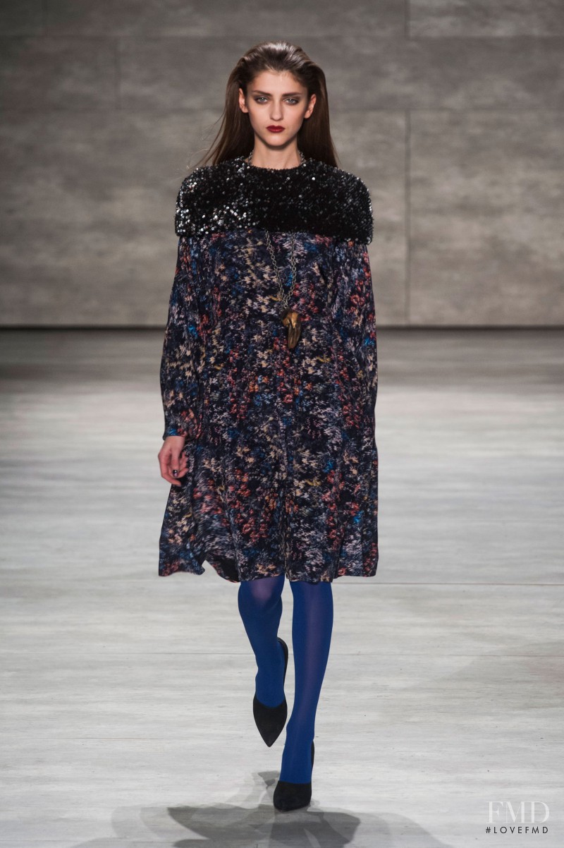 Alexandra Rudakova featured in  the Ruffian fashion show for Autumn/Winter 2014