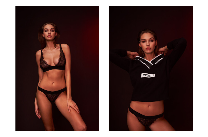 Daria Mikolajczak featured in  the Prosto lookbook for Spring/Summer 2019
