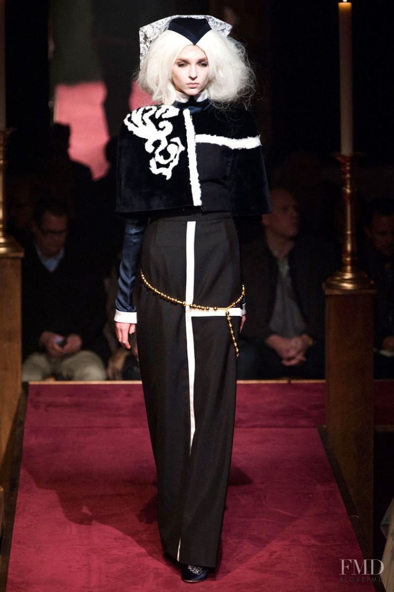Anastasia Lagune featured in  the Thom Browne fashion show for Autumn/Winter 2014