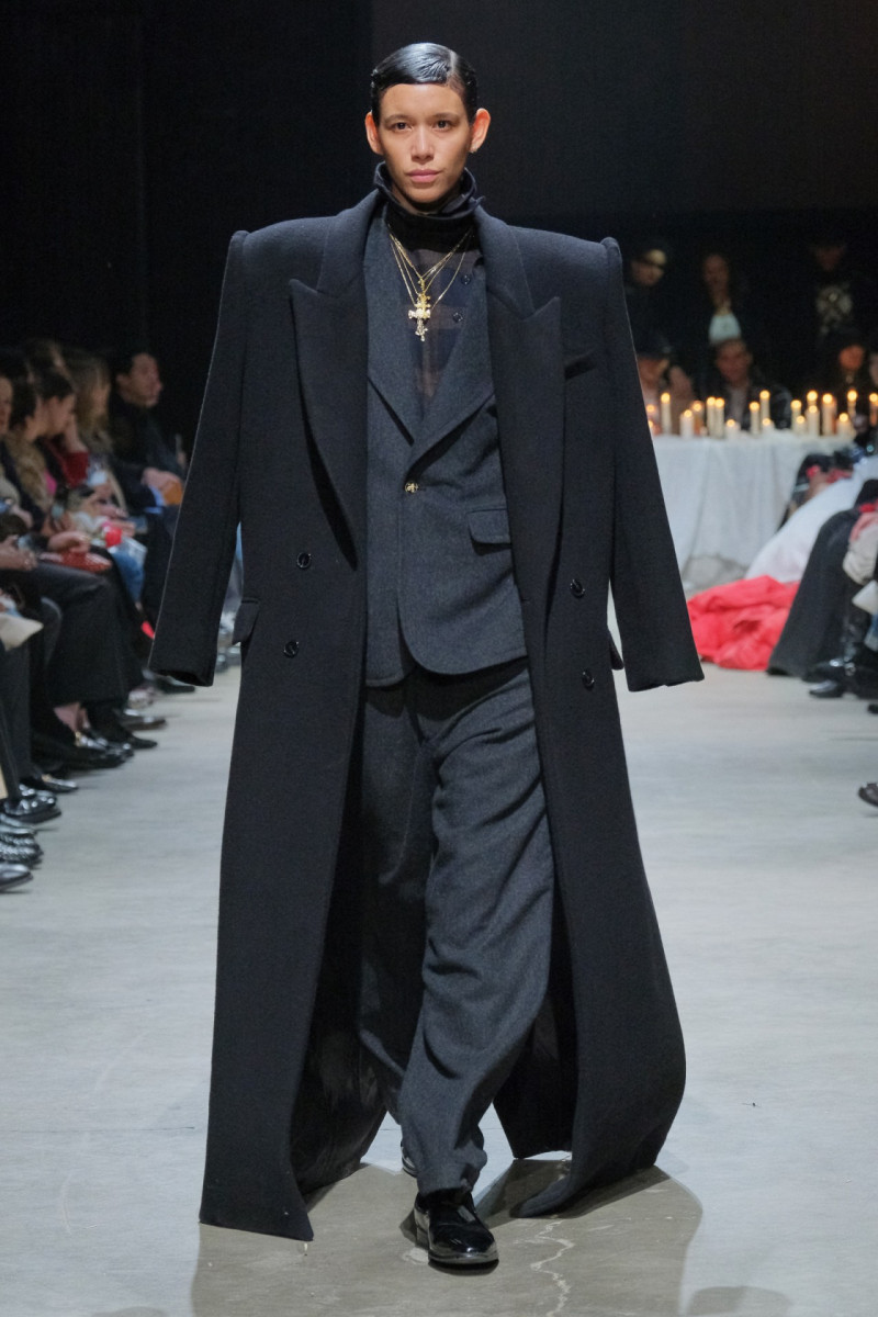 Janiece Dilone featured in  the Willy Chavarria fashion show for Autumn/Winter 2024