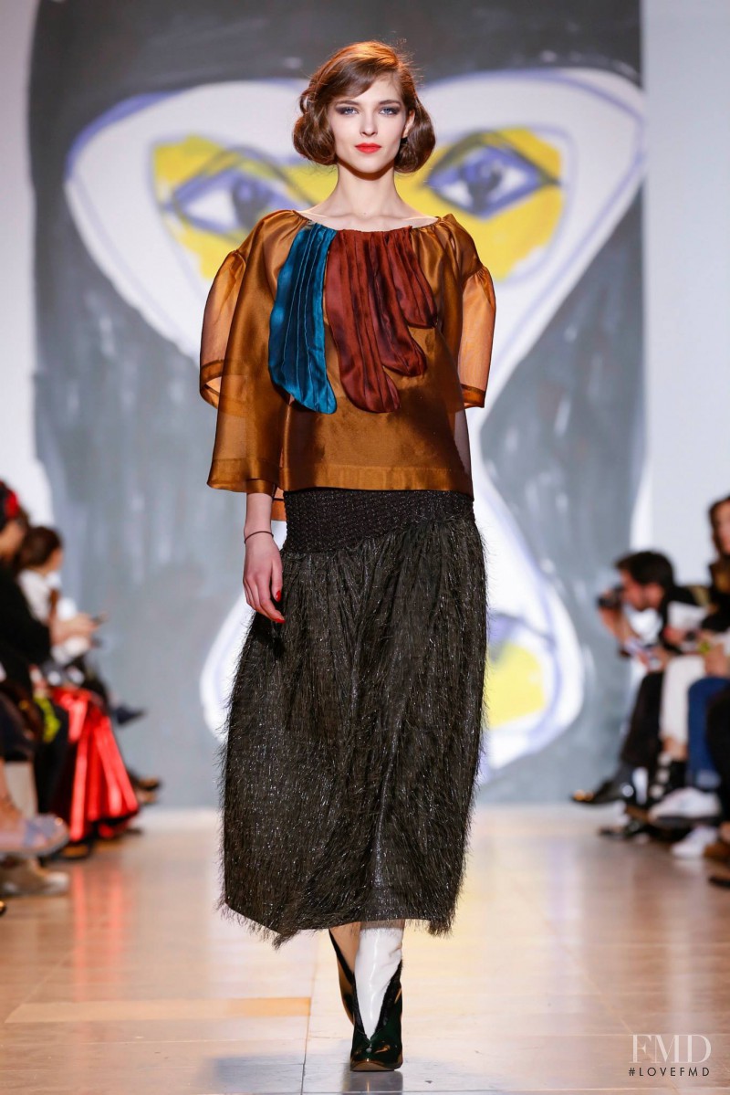 Anastasia Lagune featured in  the Tsumori Chisato fashion show for Autumn/Winter 2014