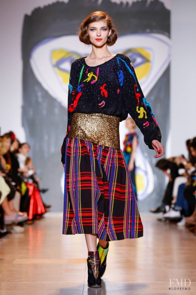 Anastasia Lagune featured in  the Tsumori Chisato fashion show for Autumn/Winter 2014