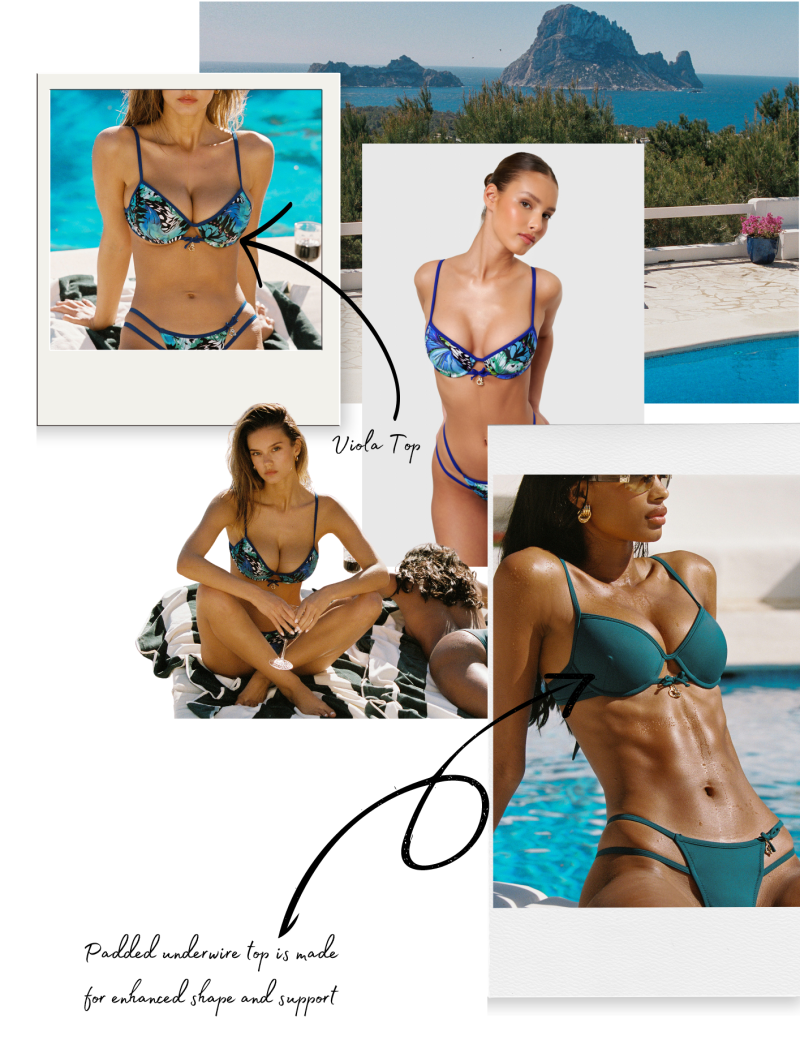 Nicola Cavanis featured in  the Adora Swim advertisement for Spring/Summer 2024