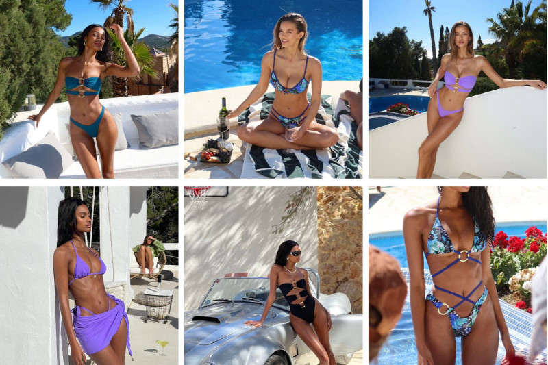 Nicola Cavanis featured in  the Adora Swim advertisement for Spring/Summer 2024