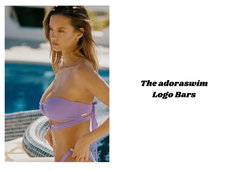 Nicola Cavanis featured in  the Adora Swim advertisement for Spring/Summer 2024