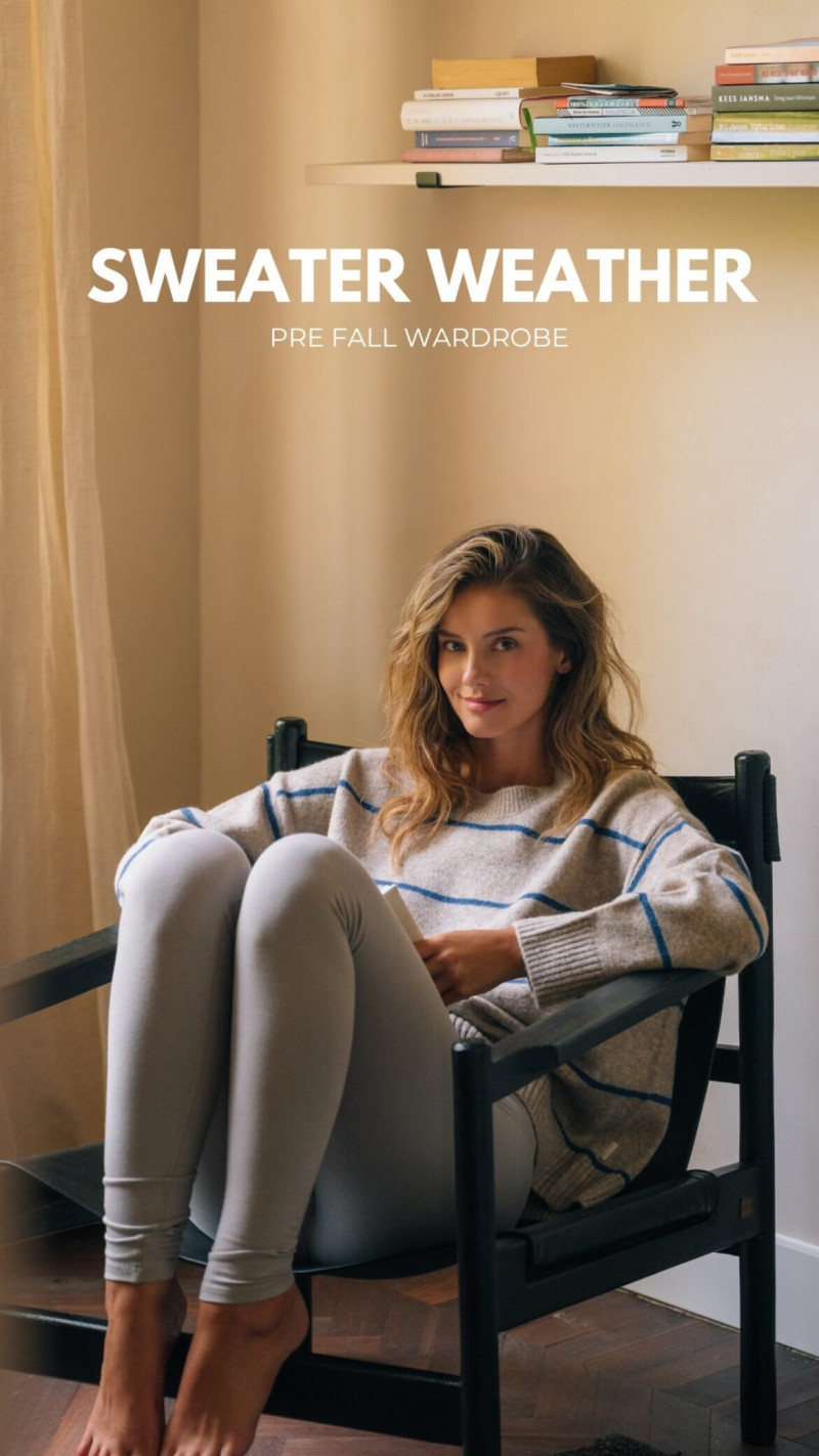 Nicola Cavanis featured in  the Sam Friday lookbook for Autumn/Winter 2024