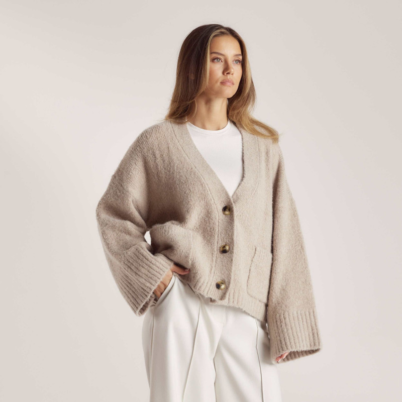 Nicola Cavanis featured in  the Lounge lookbook for Holiday 2024