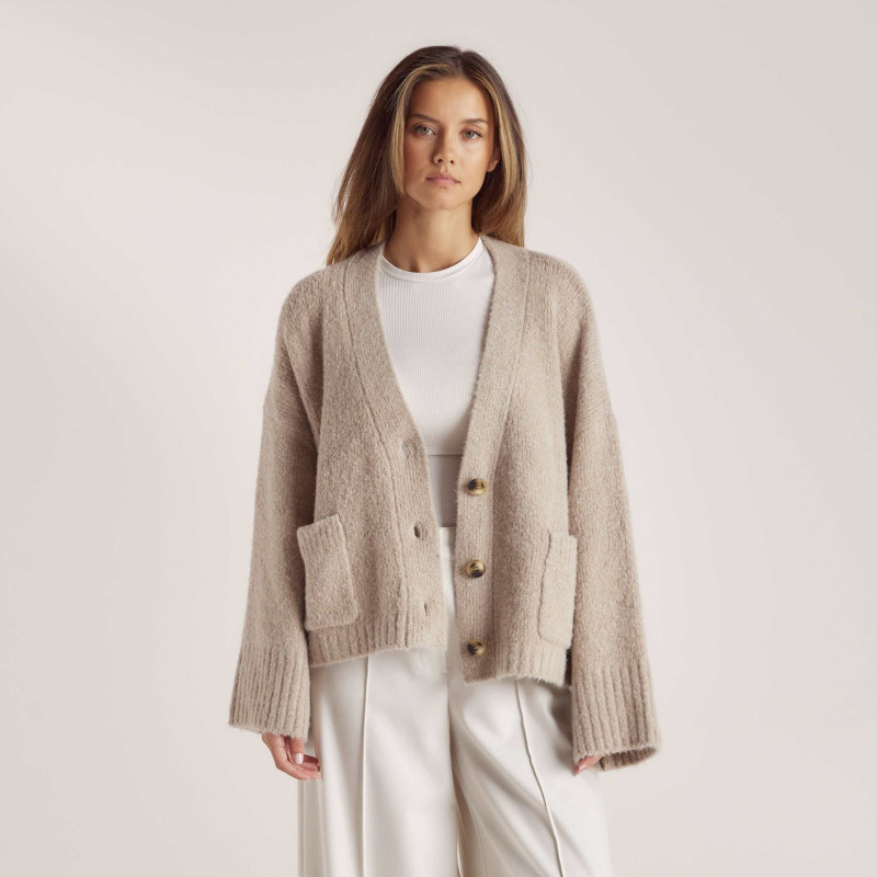 Nicola Cavanis featured in  the Lounge lookbook for Holiday 2024