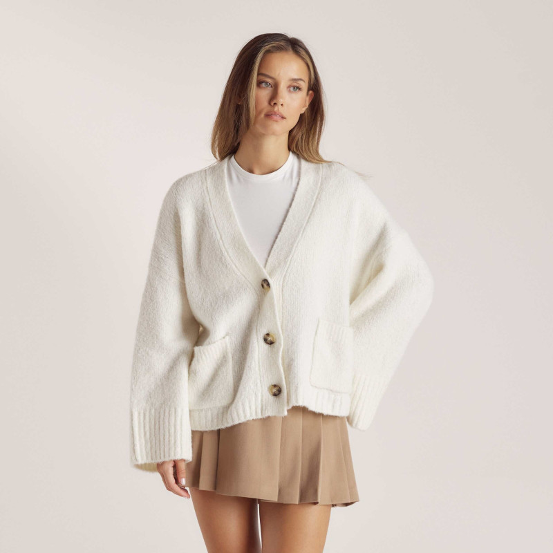 Nicola Cavanis featured in  the Lounge lookbook for Holiday 2024