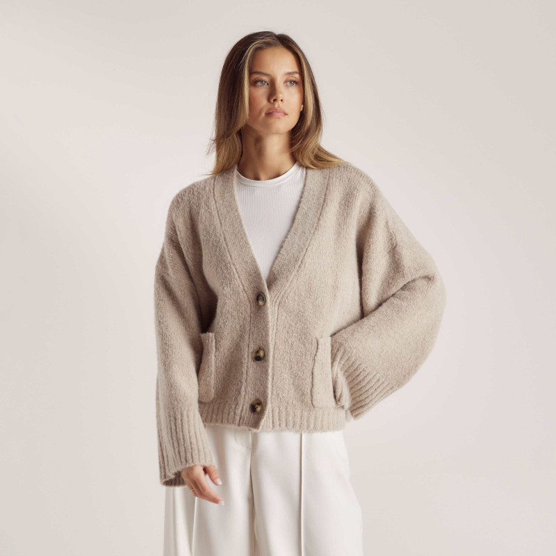 Nicola Cavanis featured in  the Lounge lookbook for Holiday 2024