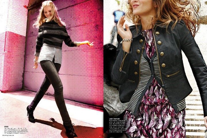 Marloes Horst featured in  the Bloomingdales catalogue for Fall 2010