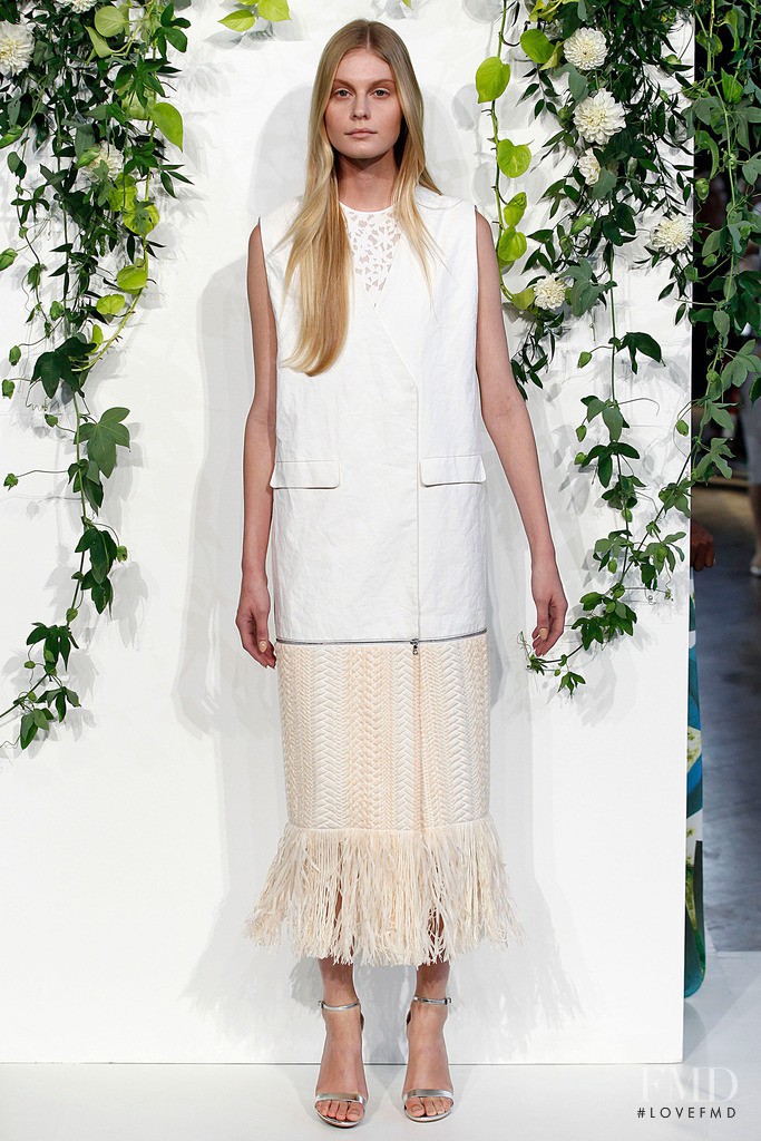 Kate Wagoner featured in  the Kaelen fashion show for Spring/Summer 2015