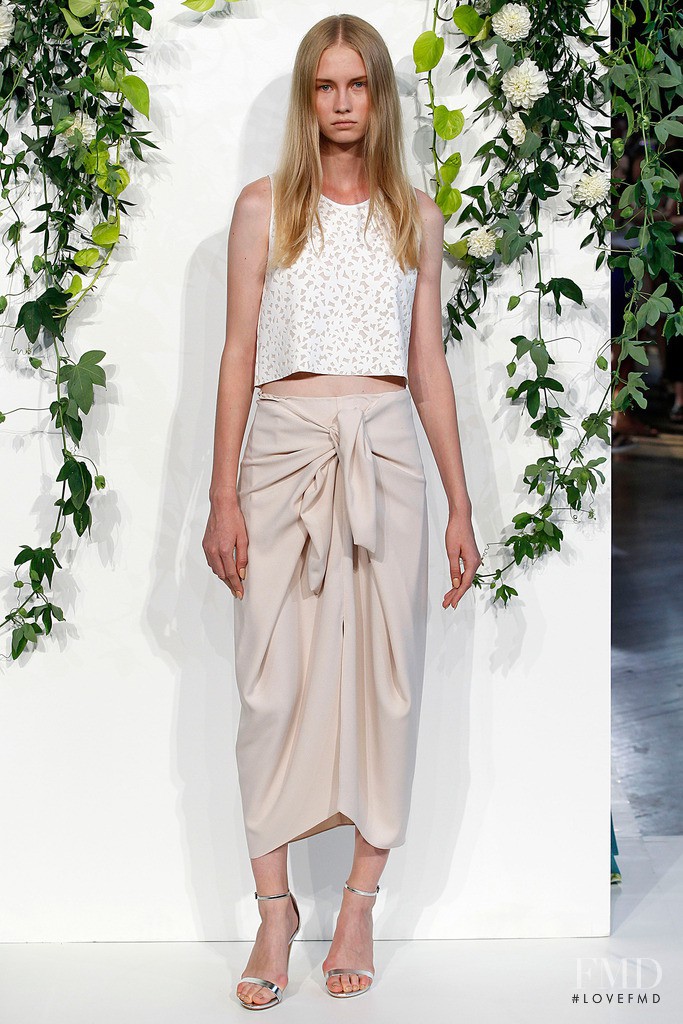 Alexandra Titarenko featured in  the Kaelen fashion show for Spring/Summer 2015