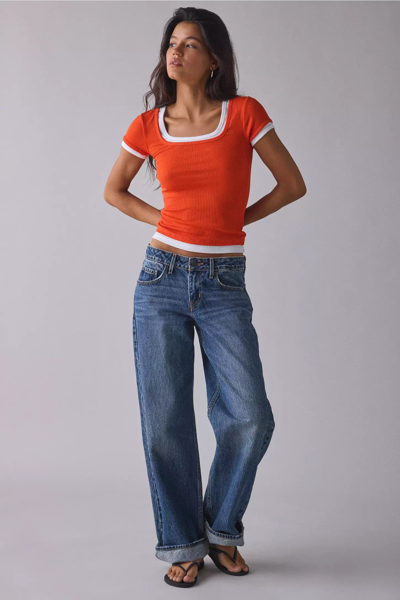 Sydnee Haney featured in  the Urban Outfitters catalogue for Spring/Summer 2025