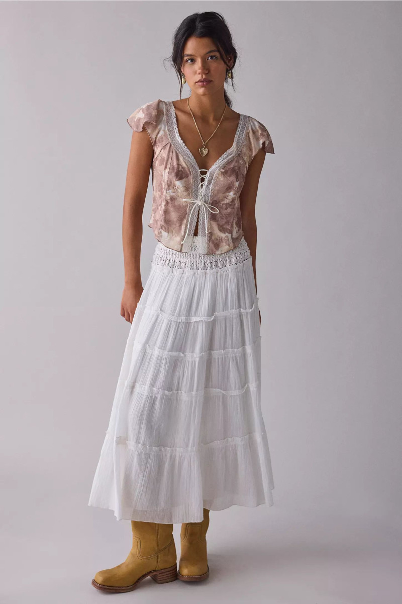 Sydnee Haney featured in  the Urban Outfitters catalogue for Spring/Summer 2025