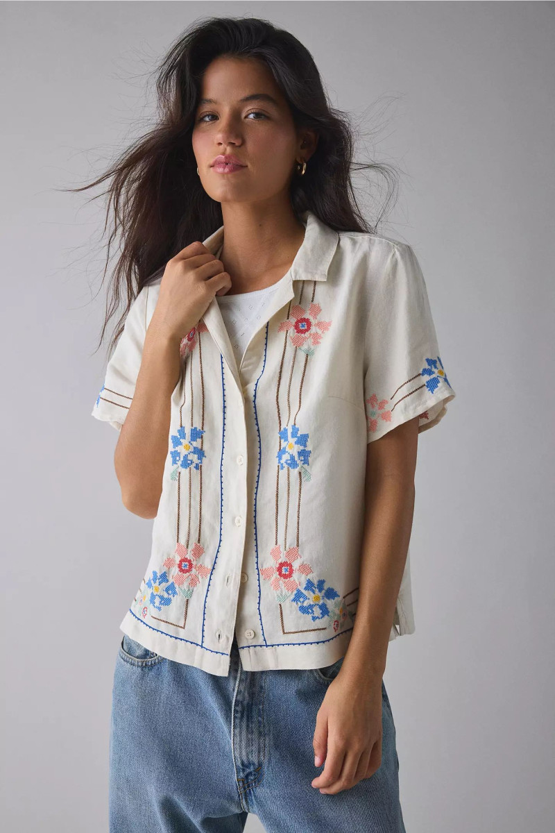 Sydnee Haney featured in  the Urban Outfitters catalogue for Pre-Fall 2025