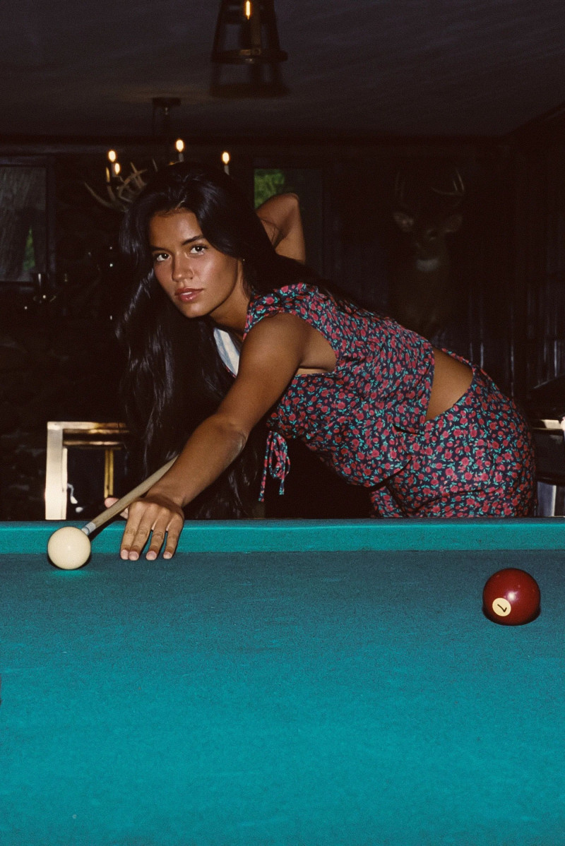 Sydnee Haney featured in  the Skatie catalogue for Pre-Fall 2025