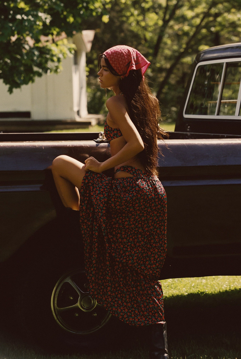 Sydnee Haney featured in  the Skatie catalogue for Pre-Fall 2025