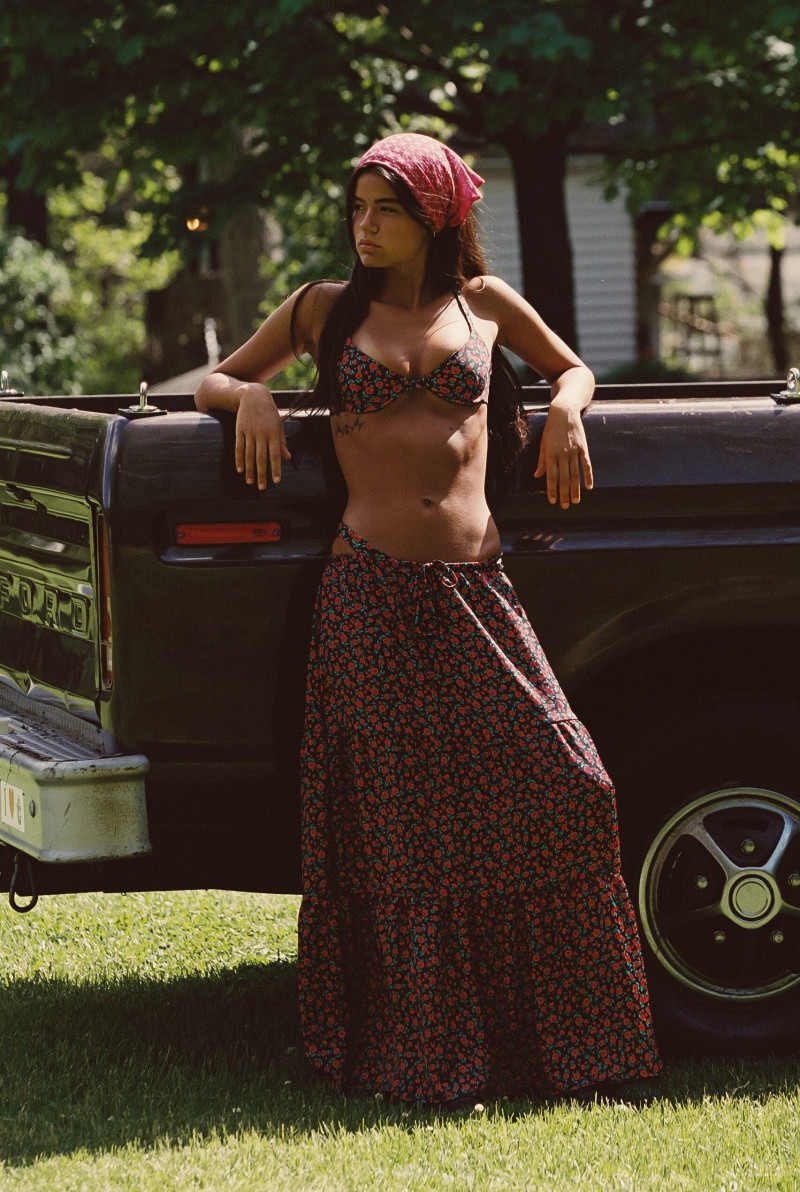 Sydnee Haney featured in  the Skatie catalogue for Pre-Fall 2025