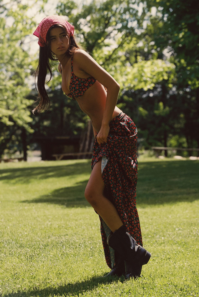 Sydnee Haney featured in  the Skatie catalogue for Pre-Fall 2025
