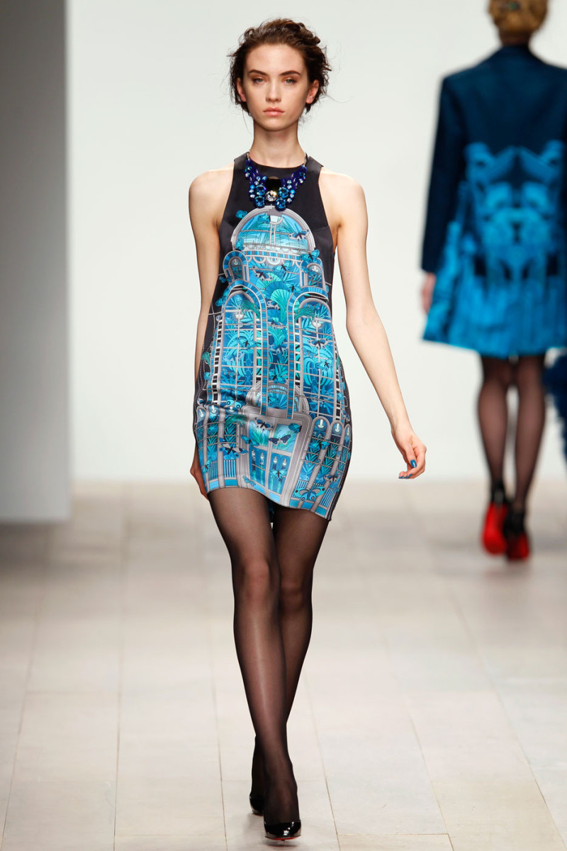 Cleo Cwiek featured in  the Holly Fulton fashion show for Autumn/Winter 2012