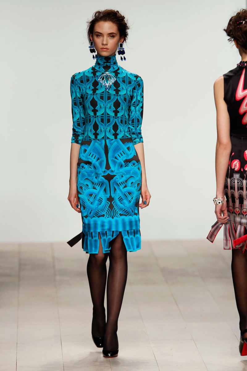 Cleo Cwiek featured in  the Holly Fulton fashion show for Autumn/Winter 2012
