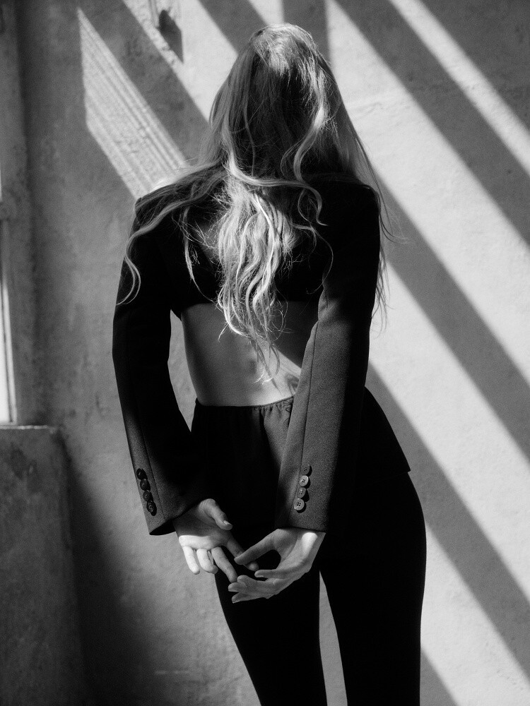 Ida Heiner featured in  the Zara advertisement for Winter 2024